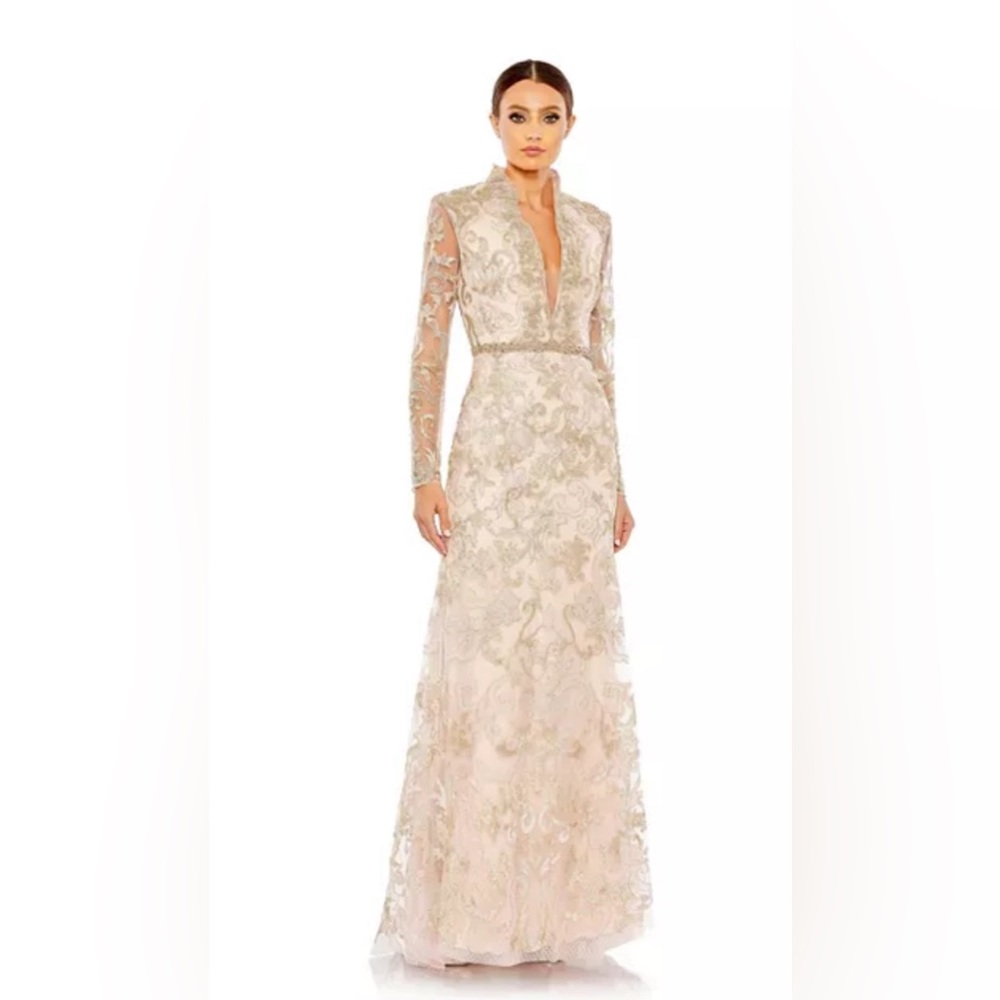 Mac Duggal - 11165 Beaded Trumpet Mother of the Bride Gown,stunning Size 14 , 18